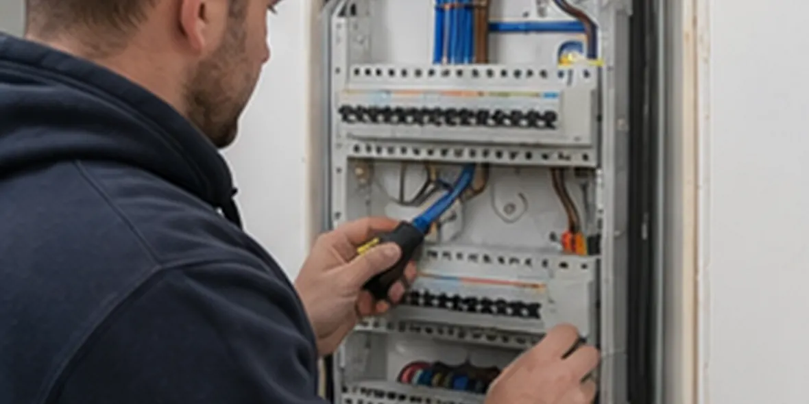 Illustrative consumer unit electrical work