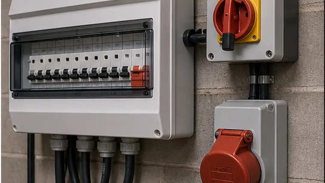 Illustrative 3-phase power installation work in Arbroath