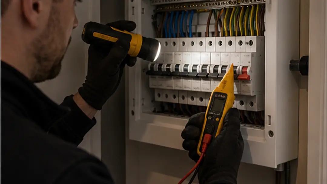 Illustrative emergency electrician call-out work in Arbroath